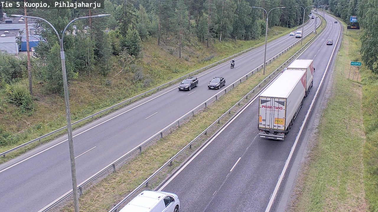 Weather Camera Image Väg 5 Kuopio, Pihlajaharju, Kuopio, Pohjois-Savo