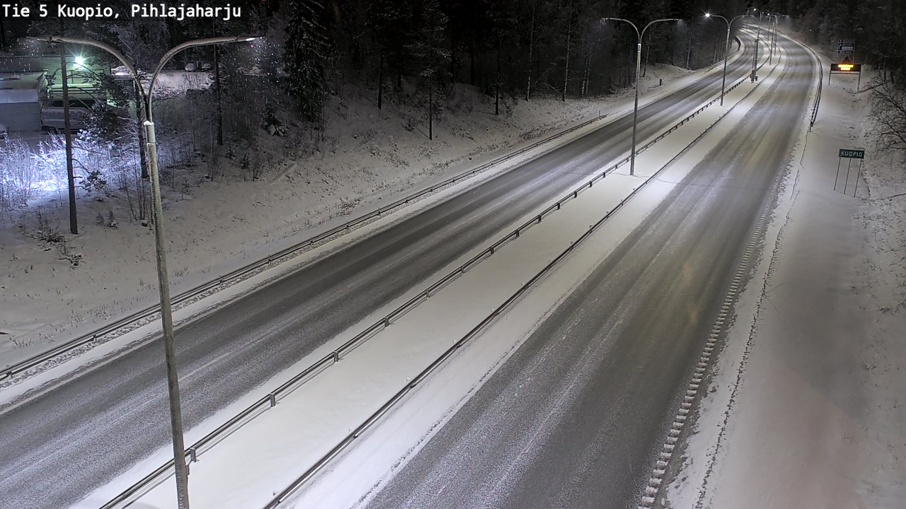 Kelikamerat Kuva Tie 5 Kuopio, Pihlajaharju, Kuopio, Pohjois-Savo