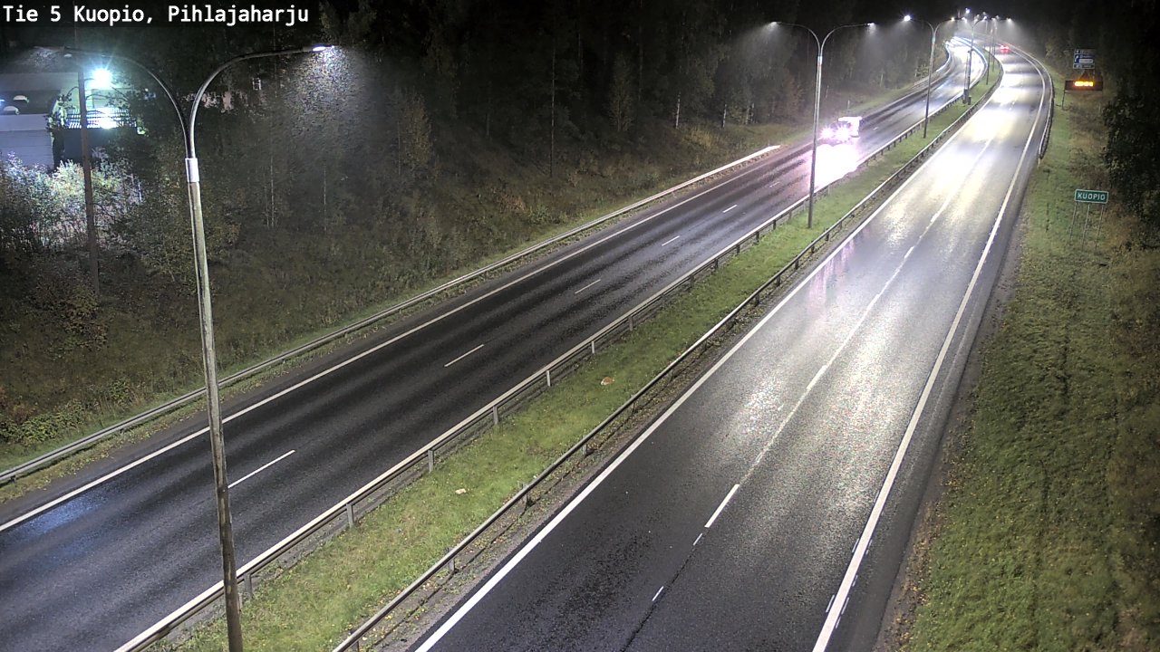 Weather Camera Image Road 5 Kuopio, Pihlajaharju, Kuopio, Pohjois-Savo