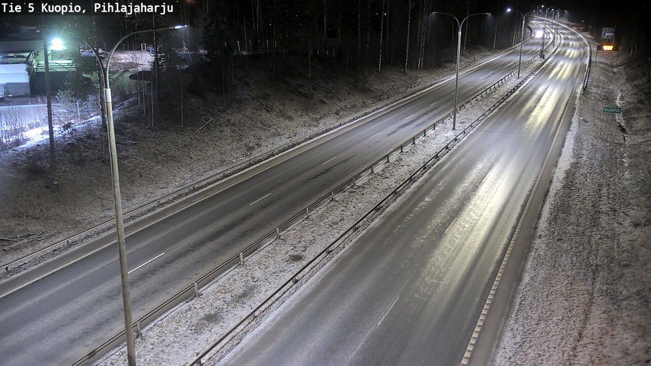 Kelikamerat Kuva Tie 5 Kuopio, Pihlajaharju, Kuopio, Pohjois-Savo