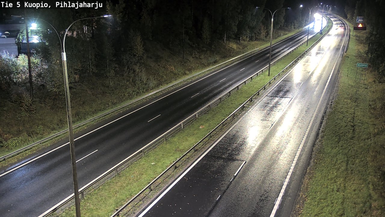 Weather Camera Image Road 5 Kuopio, Pihlajaharju, Kuopio, Pohjois-Savo