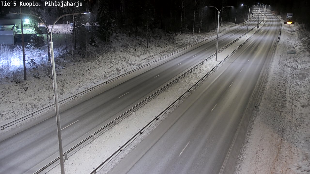 Kelikamerat Kuva Tie 5 Kuopio, Pihlajaharju, Kuopio, Pohjois-Savo