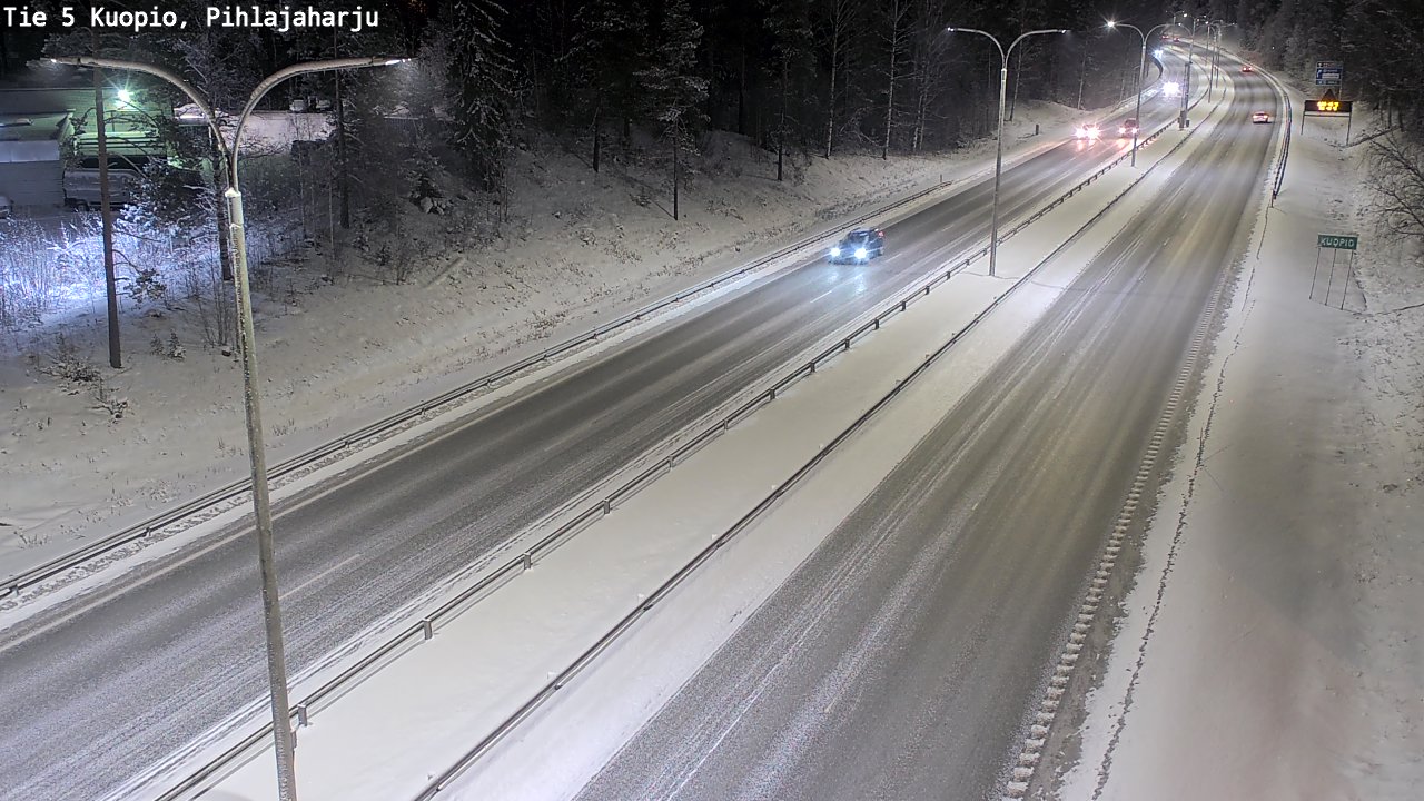 Kelikamerat Kuva Tie 5 Kuopio, Pihlajaharju, Kuopio, Pohjois-Savo
