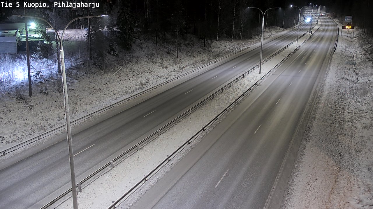 Kelikamerat Kuva Tie 5 Kuopio, Pihlajaharju, Kuopio, Pohjois-Savo