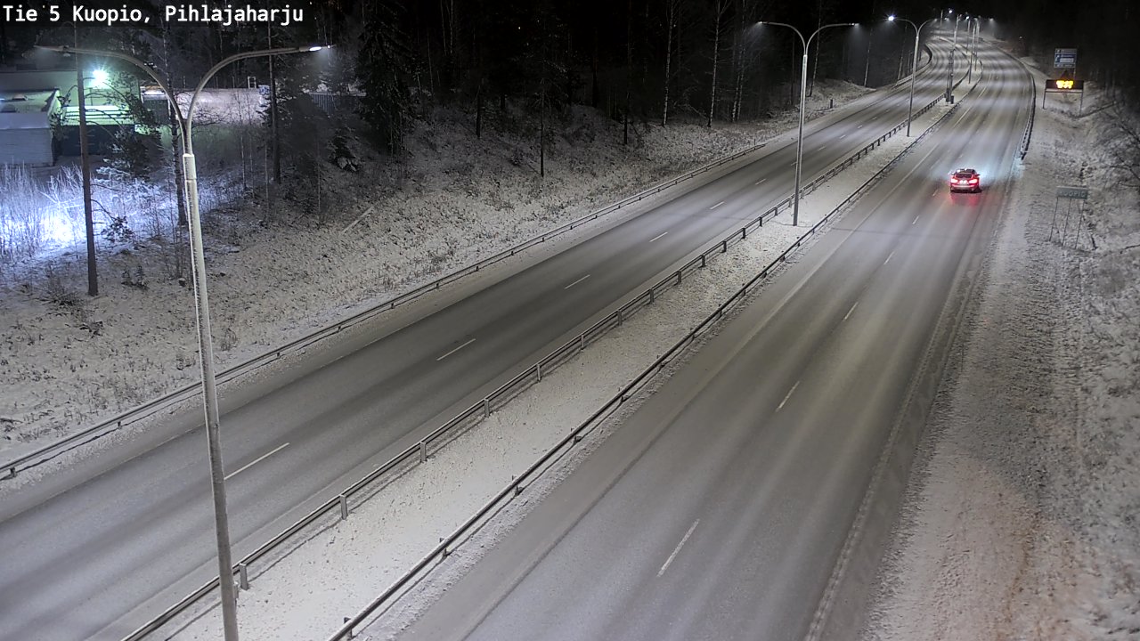 Kelikamerat Kuva Tie 5 Kuopio, Pihlajaharju, Kuopio, Pohjois-Savo