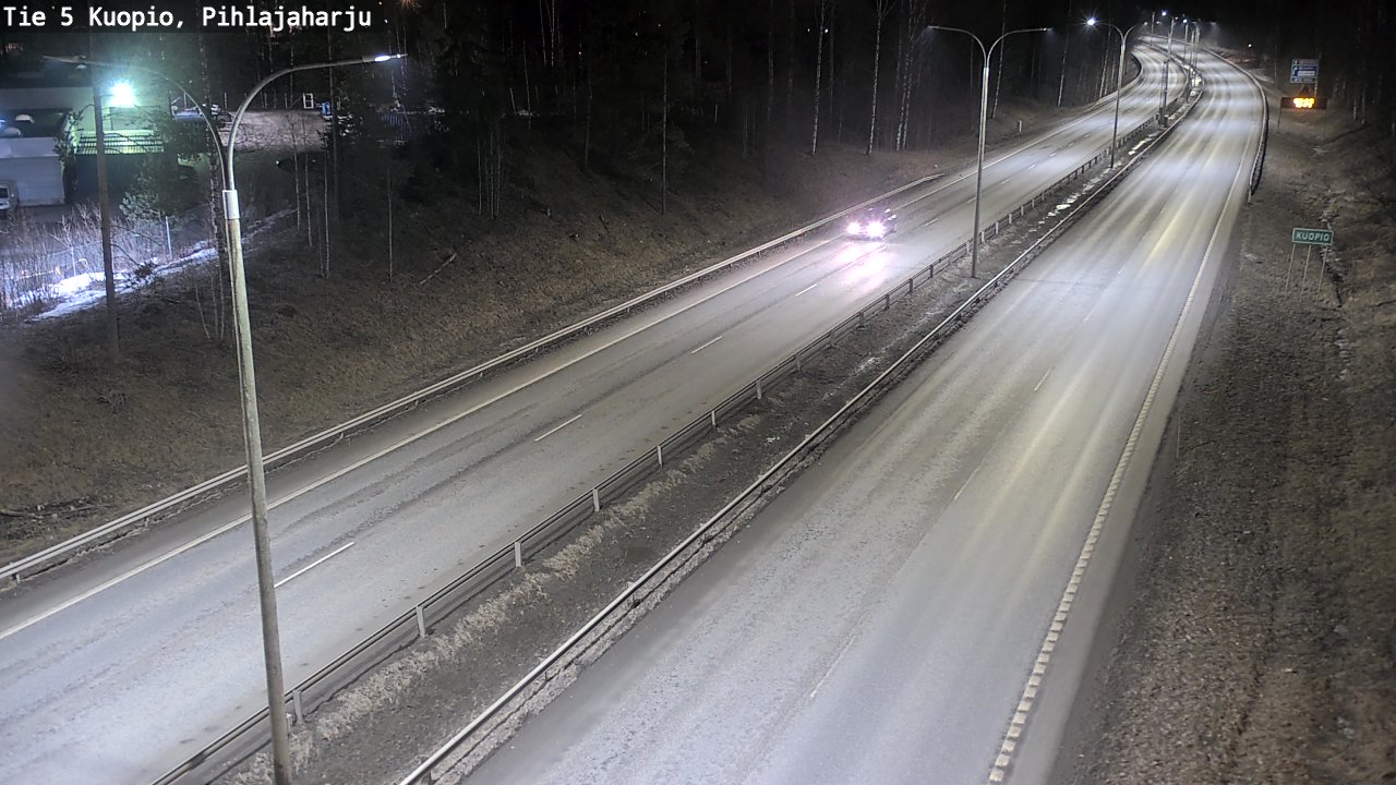 Kelikamerat Kuva Tie 5 Kuopio, Pihlajaharju, Kuopio, Pohjois-Savo