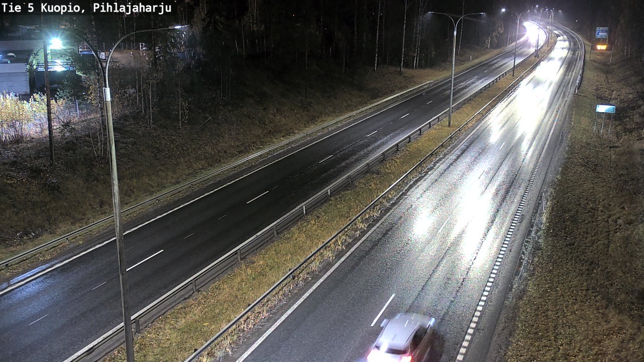 Weather Camera Image Road 5 Kuopio, Pihlajaharju, Kuopio, Pohjois-Savo