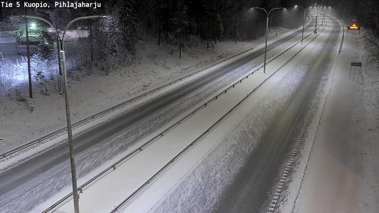 Kelikamerat Kuva Tie 5 Kuopio, Pihlajaharju, Kuopio, Pohjois-Savo