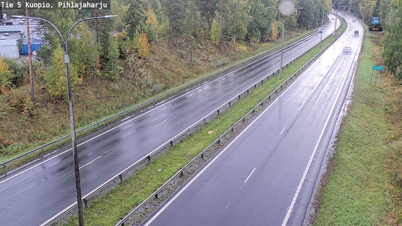 Weather Camera Image Road 5 Kuopio, Pihlajaharju, Kuopio, Pohjois-Savo