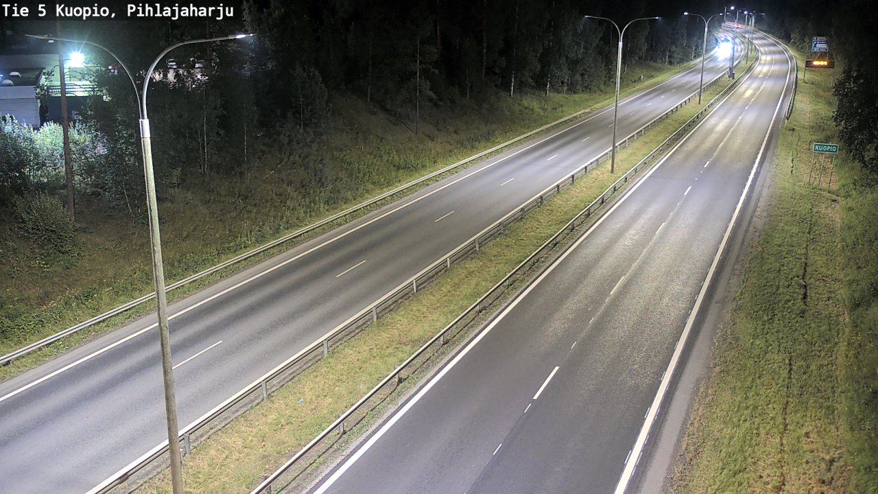 Kelikamerat Kuva Tie 5 Kuopio, Pihlajaharju, Kuopio, Pohjois-Savo