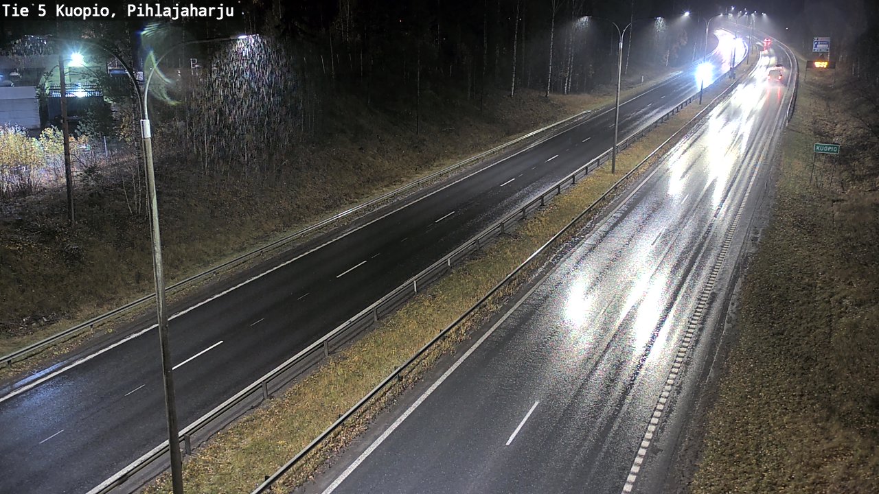 Weather Camera Image Väg 5 Kuopio, Pihlajaharju, Kuopio, Pohjois-Savo