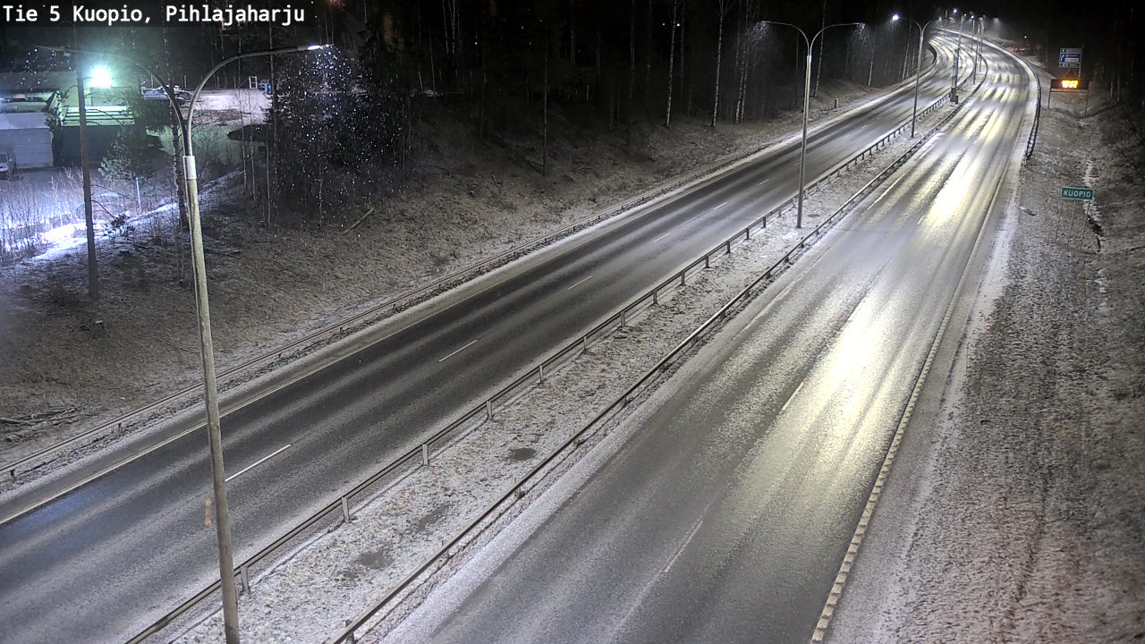 Kelikamerat Kuva Tie 5 Kuopio, Pihlajaharju, Kuopio, Pohjois-Savo