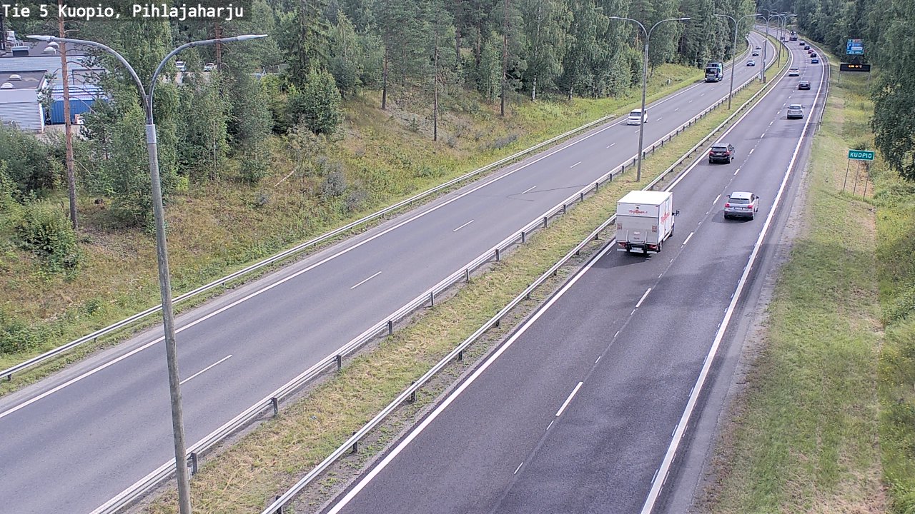 Weather Camera Image Road 5 Kuopio, Pihlajaharju, Kuopio, Pohjois-Savo
