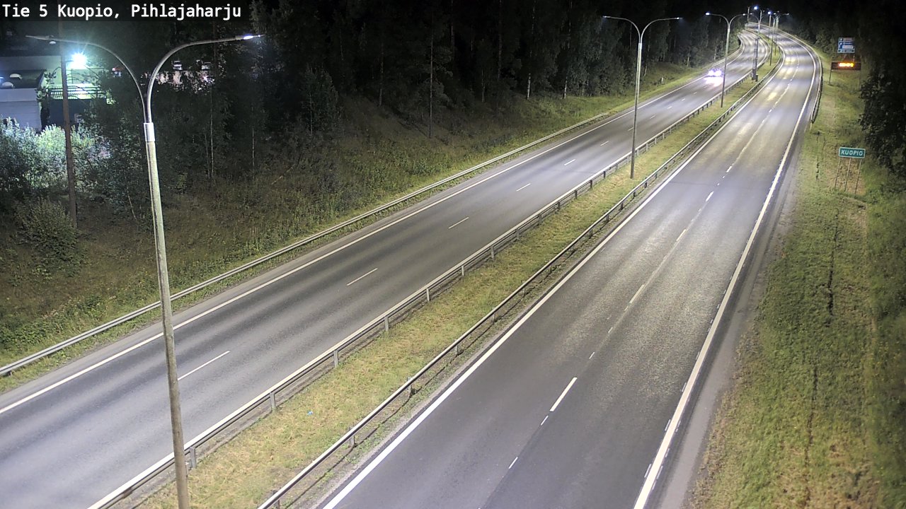 Kelikamerat Kuva Tie 5 Kuopio, Pihlajaharju, Kuopio, Pohjois-Savo