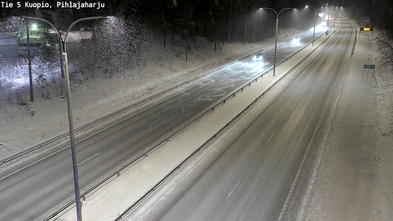 Kelikamerat Kuva Tie 5 Kuopio, Pihlajaharju, Kuopio, Pohjois-Savo