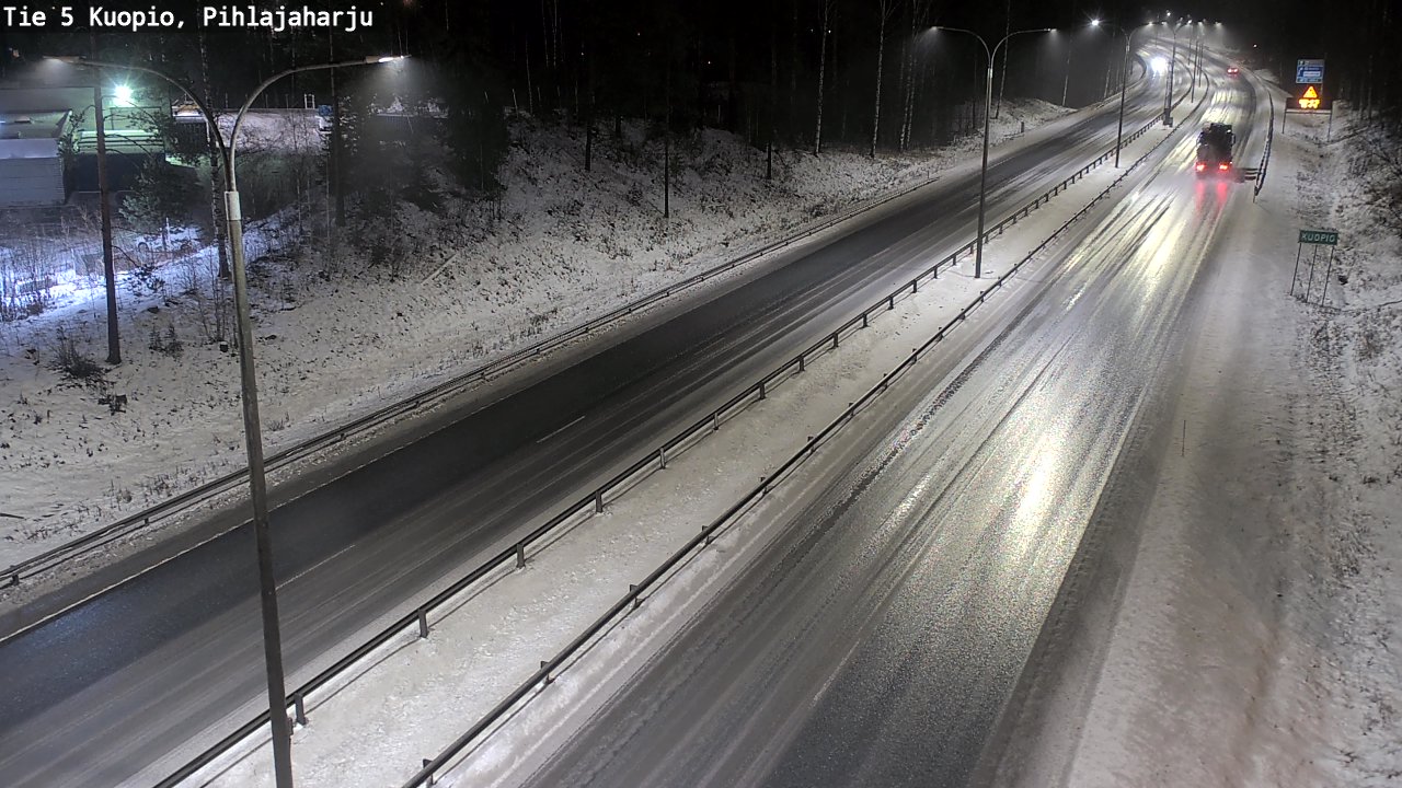 Weather Camera Image Road 5 Kuopio, Pihlajaharju, Kuopio, Pohjois-Savo