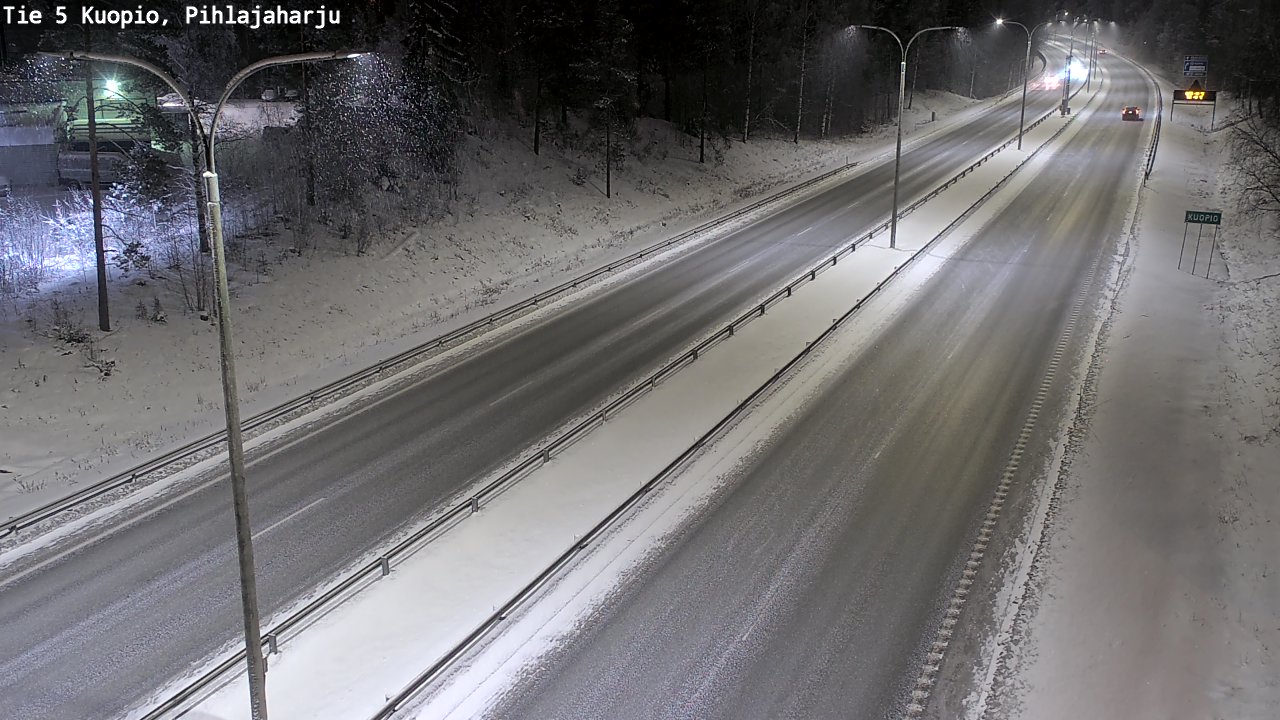 Kelikamerat Kuva Tie 5 Kuopio, Pihlajaharju, Kuopio, Pohjois-Savo