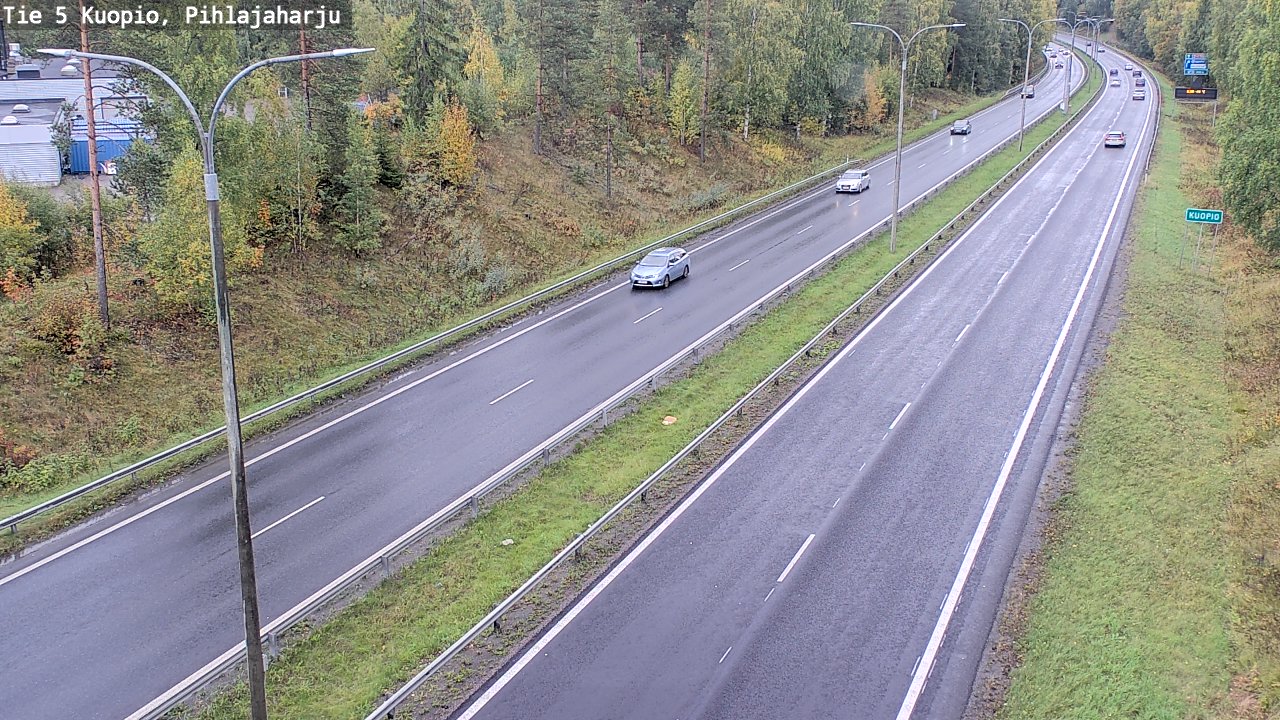 Weather Camera Image Road 5 Kuopio, Pihlajaharju, Kuopio, Pohjois-Savo