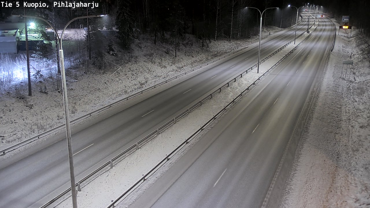 Kelikamerat Kuva Tie 5 Kuopio, Pihlajaharju, Kuopio, Pohjois-Savo