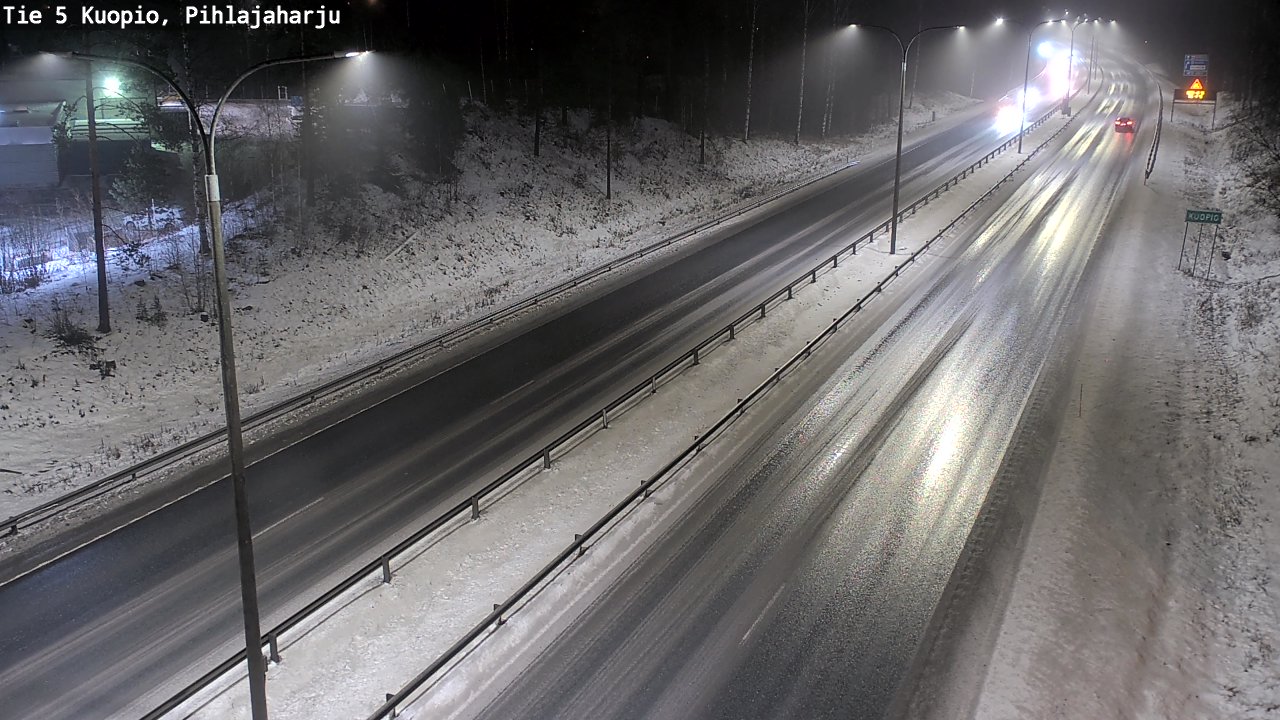 Weather Camera Image Road 5 Kuopio, Pihlajaharju, Kuopio, Pohjois-Savo