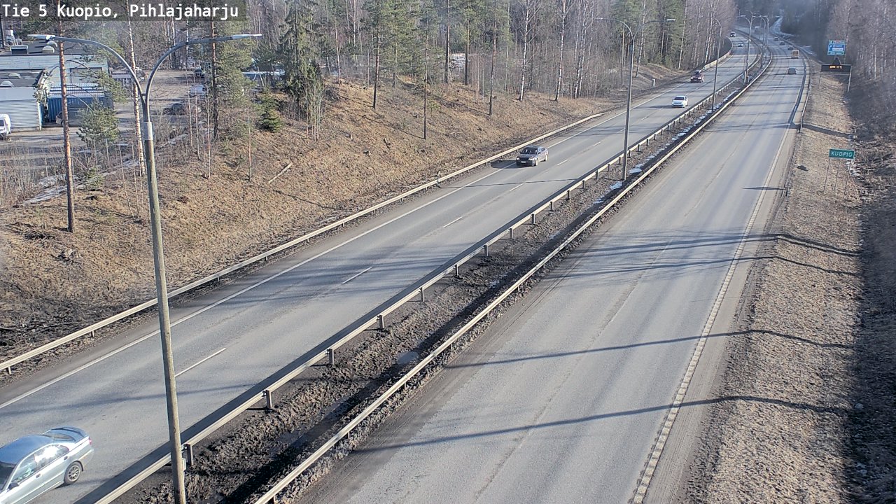 Kelikamerat Kuva Tie 5 Kuopio, Pihlajaharju, Kuopio, Pohjois-Savo