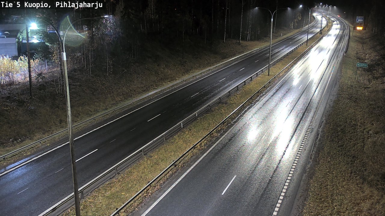 Weather Camera Image Road 5 Kuopio, Pihlajaharju, Kuopio, Pohjois-Savo