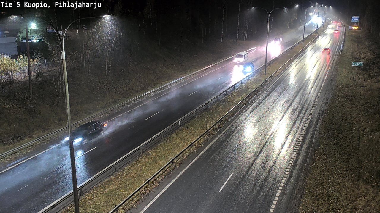 Weather Camera Image Väg 5 Kuopio, Pihlajaharju, Kuopio, Pohjois-Savo