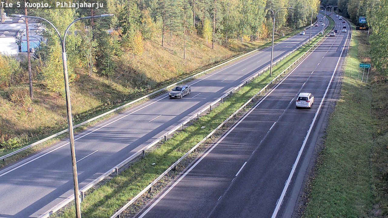 Kelikamerat Kuva Tie 5 Kuopio, Pihlajaharju, Kuopio, Pohjois-Savo