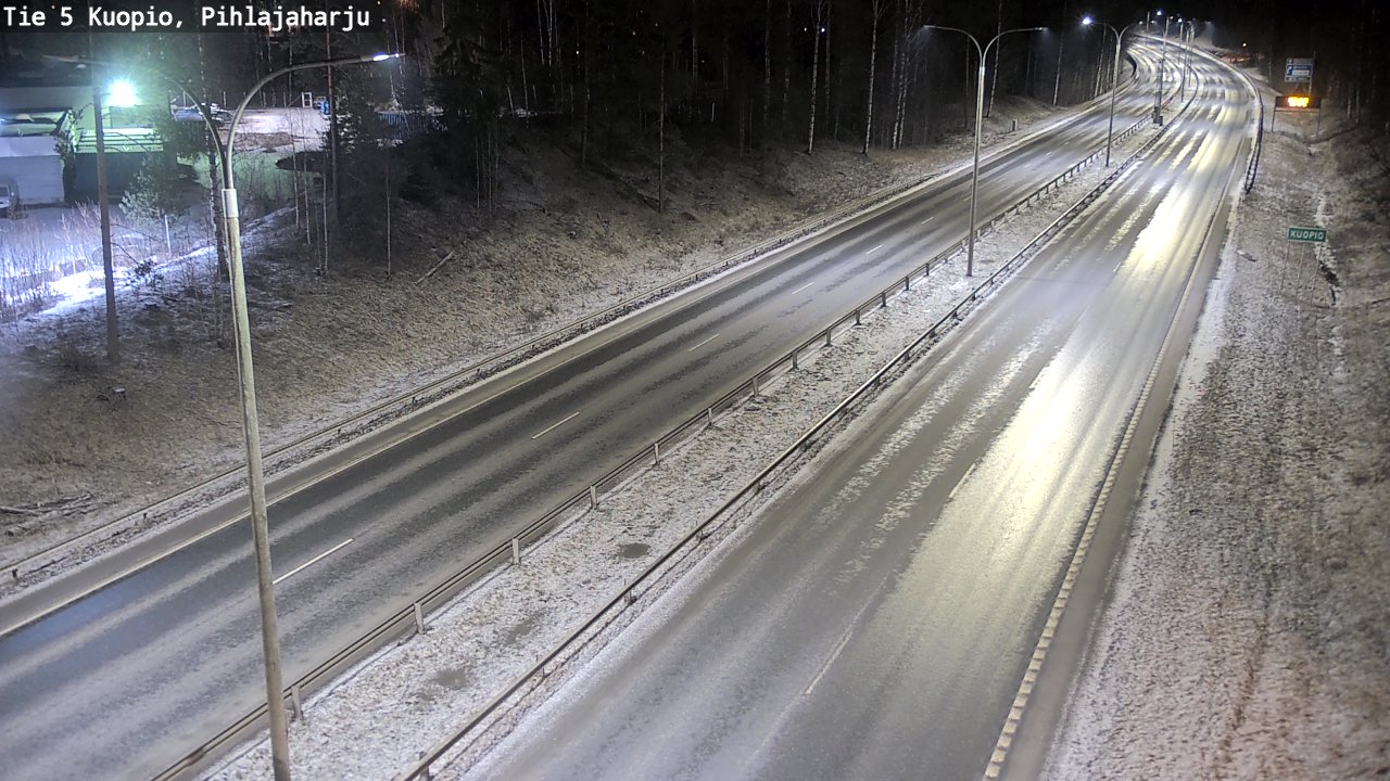 Kelikamerat Kuva Tie 5 Kuopio, Pihlajaharju, Kuopio, Pohjois-Savo