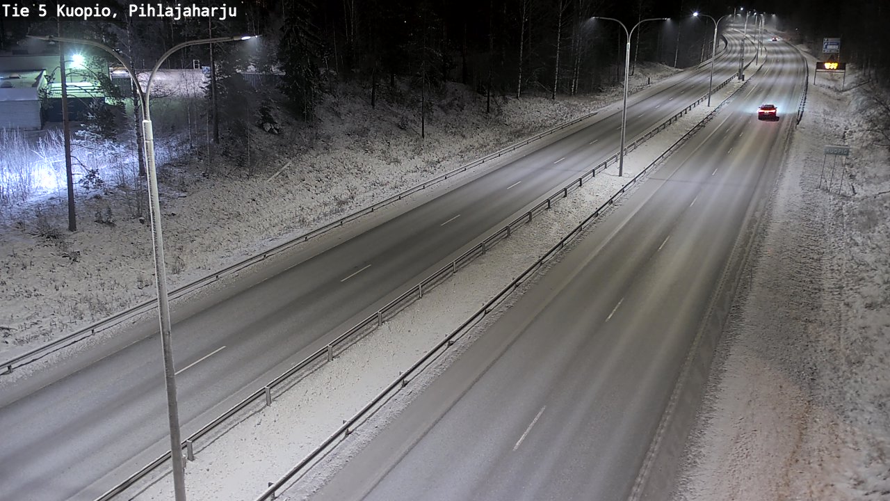 Kelikamerat Kuva Tie 5 Kuopio, Pihlajaharju, Kuopio, Pohjois-Savo
