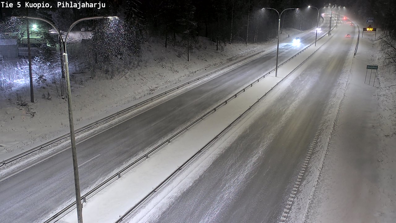 Kelikamerat Kuva Tie 5 Kuopio, Pihlajaharju, Kuopio, Pohjois-Savo