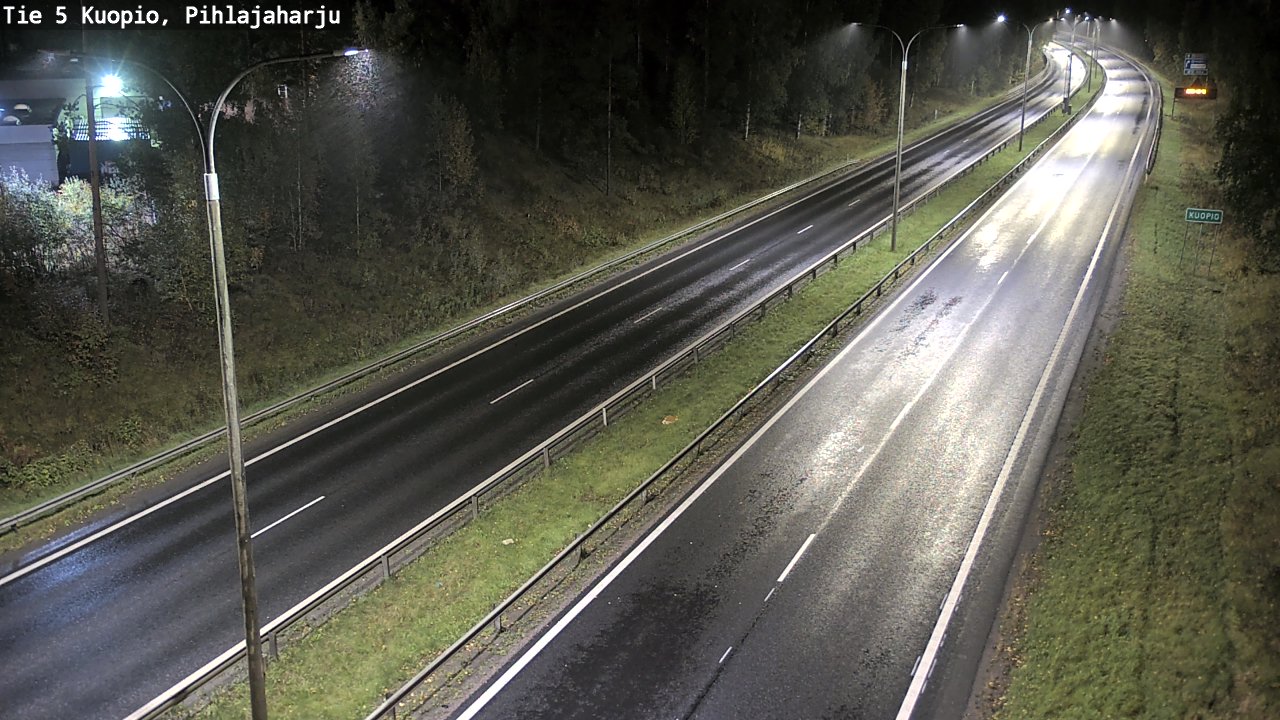 Weather Camera Image Road 5 Kuopio, Pihlajaharju, Kuopio, Pohjois-Savo