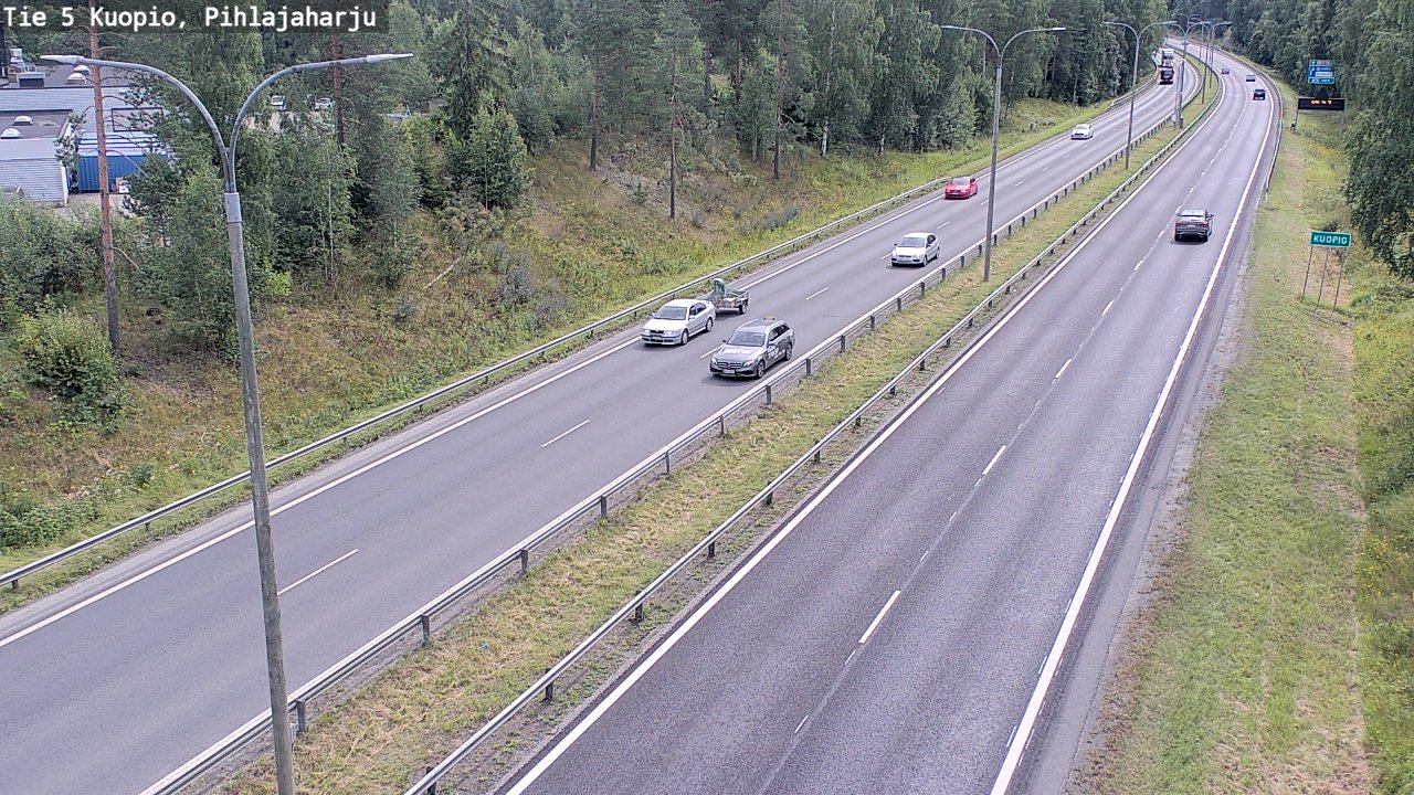 Weather Camera Image Väg 5 Kuopio, Pihlajaharju, Kuopio, Pohjois-Savo