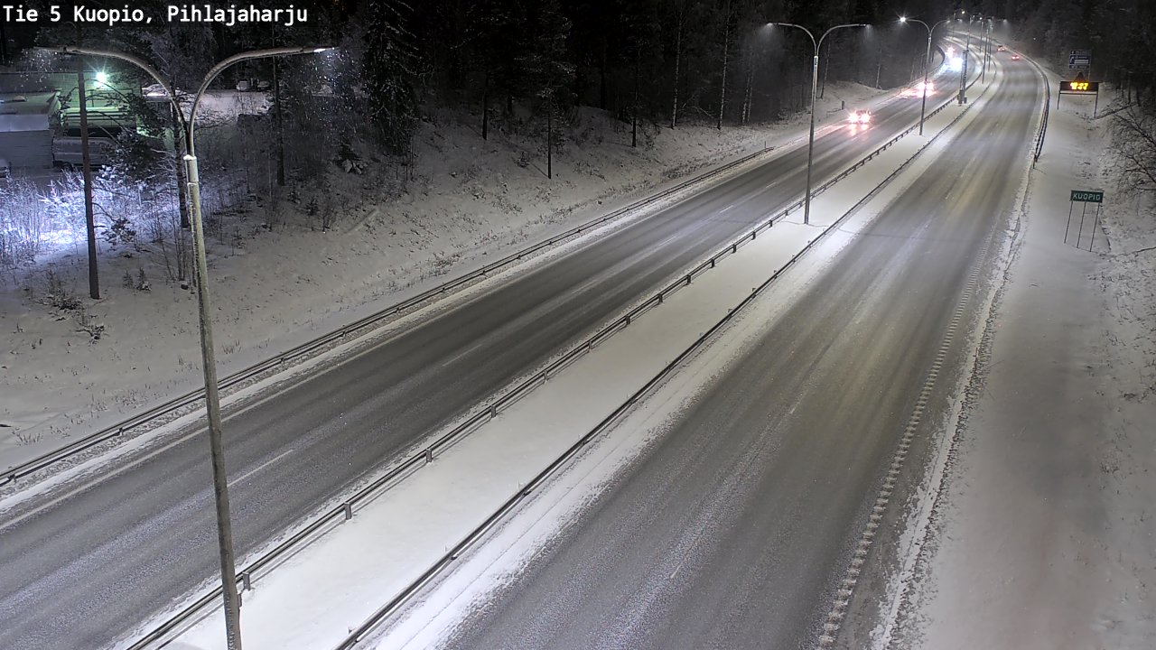Kelikamerat Kuva Tie 5 Kuopio, Pihlajaharju, Kuopio, Pohjois-Savo