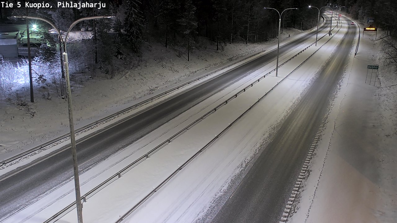 Kelikamerat Kuva Tie 5 Kuopio, Pihlajaharju, Kuopio, Pohjois-Savo