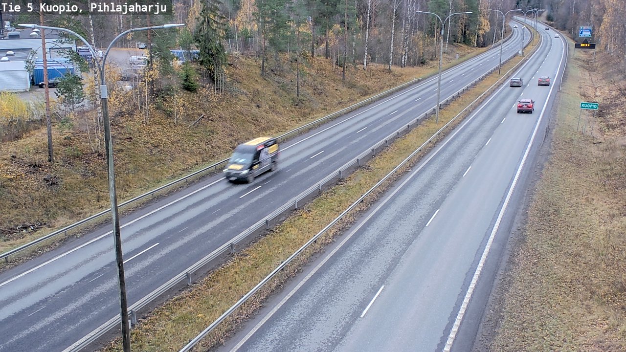 Weather Camera Image Väg 5 Kuopio, Pihlajaharju, Kuopio, Pohjois-Savo
