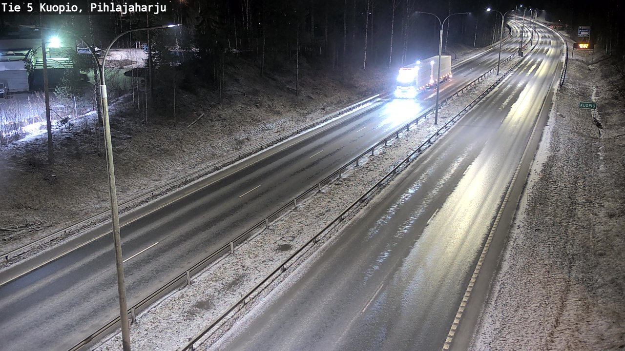 Kelikamerat Kuva Tie 5 Kuopio, Pihlajaharju, Kuopio, Pohjois-Savo