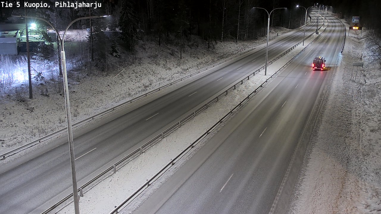 Kelikamerat Kuva Tie 5 Kuopio, Pihlajaharju, Kuopio, Pohjois-Savo