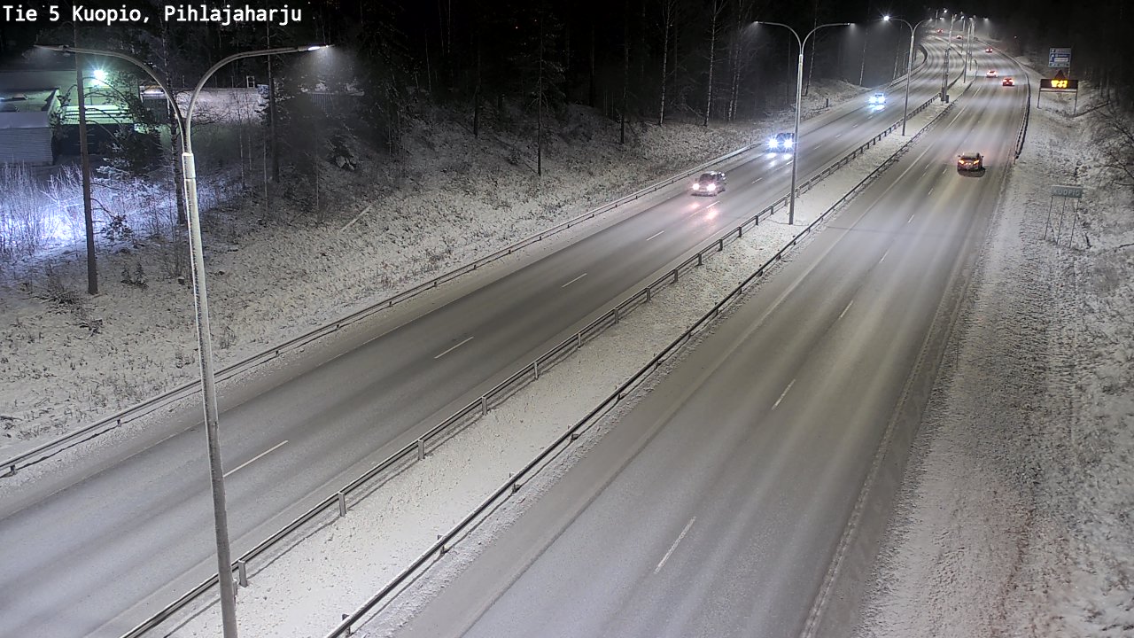 Kelikamerat Kuva Tie 5 Kuopio, Pihlajaharju, Kuopio, Pohjois-Savo