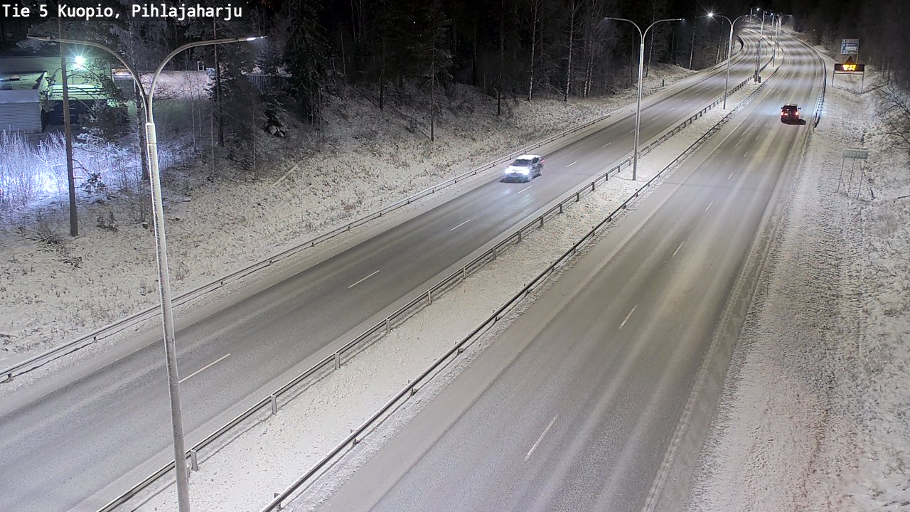 Kelikamerat Kuva Tie 5 Kuopio, Pihlajaharju, Kuopio, Pohjois-Savo