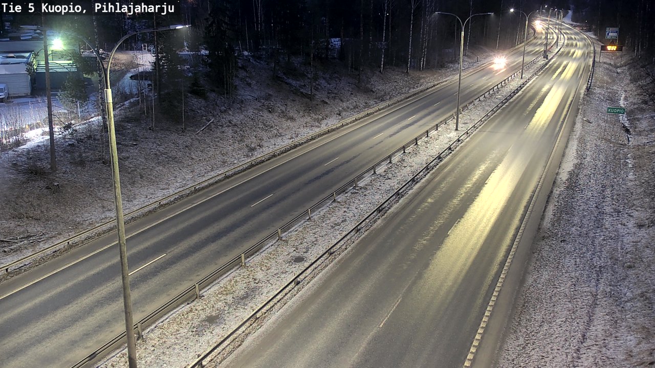 Kelikamerat Kuva Tie 5 Kuopio, Pihlajaharju, Kuopio, Pohjois-Savo