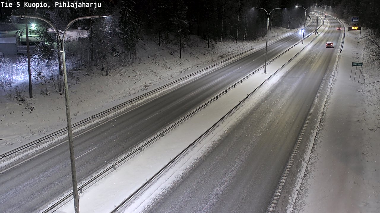 Kelikamerat Kuva Tie 5 Kuopio, Pihlajaharju, Kuopio, Pohjois-Savo