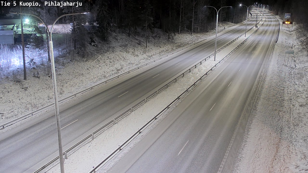 Kelikamerat Kuva Tie 5 Kuopio, Pihlajaharju, Kuopio, Pohjois-Savo