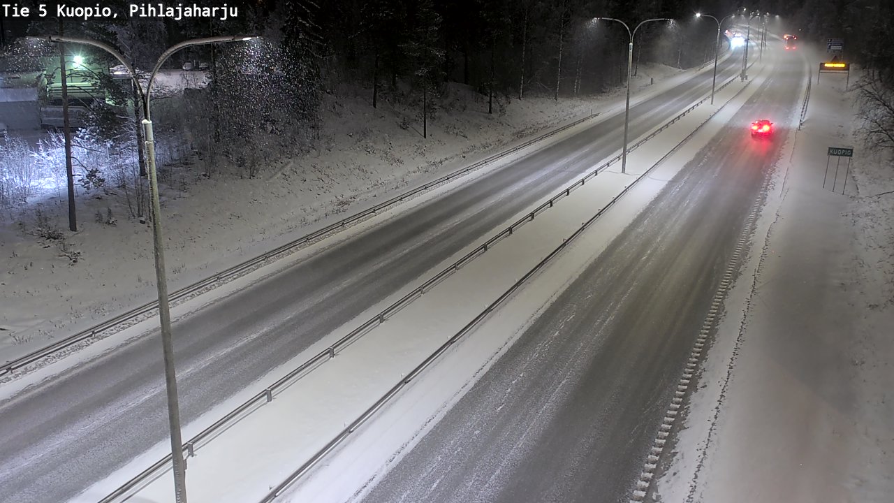 Kelikamerat Kuva Tie 5 Kuopio, Pihlajaharju, Kuopio, Pohjois-Savo