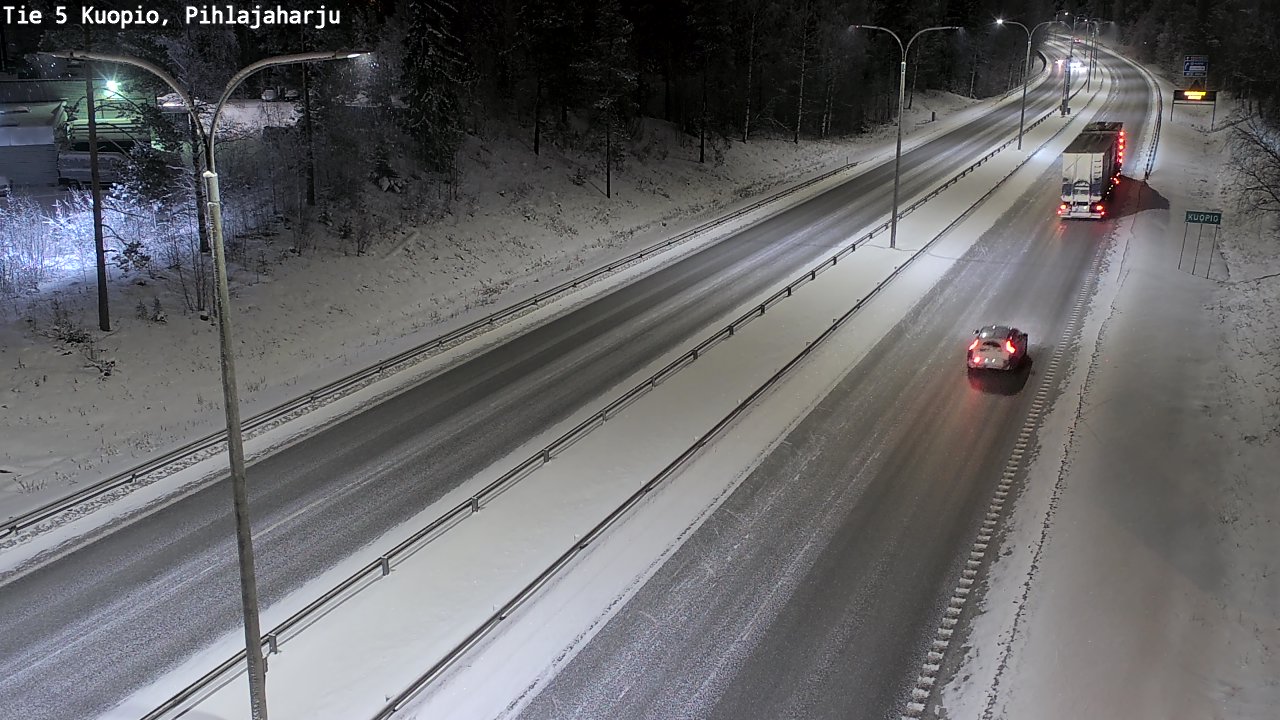 Kelikamerat Kuva Tie 5 Kuopio, Pihlajaharju, Kuopio, Pohjois-Savo