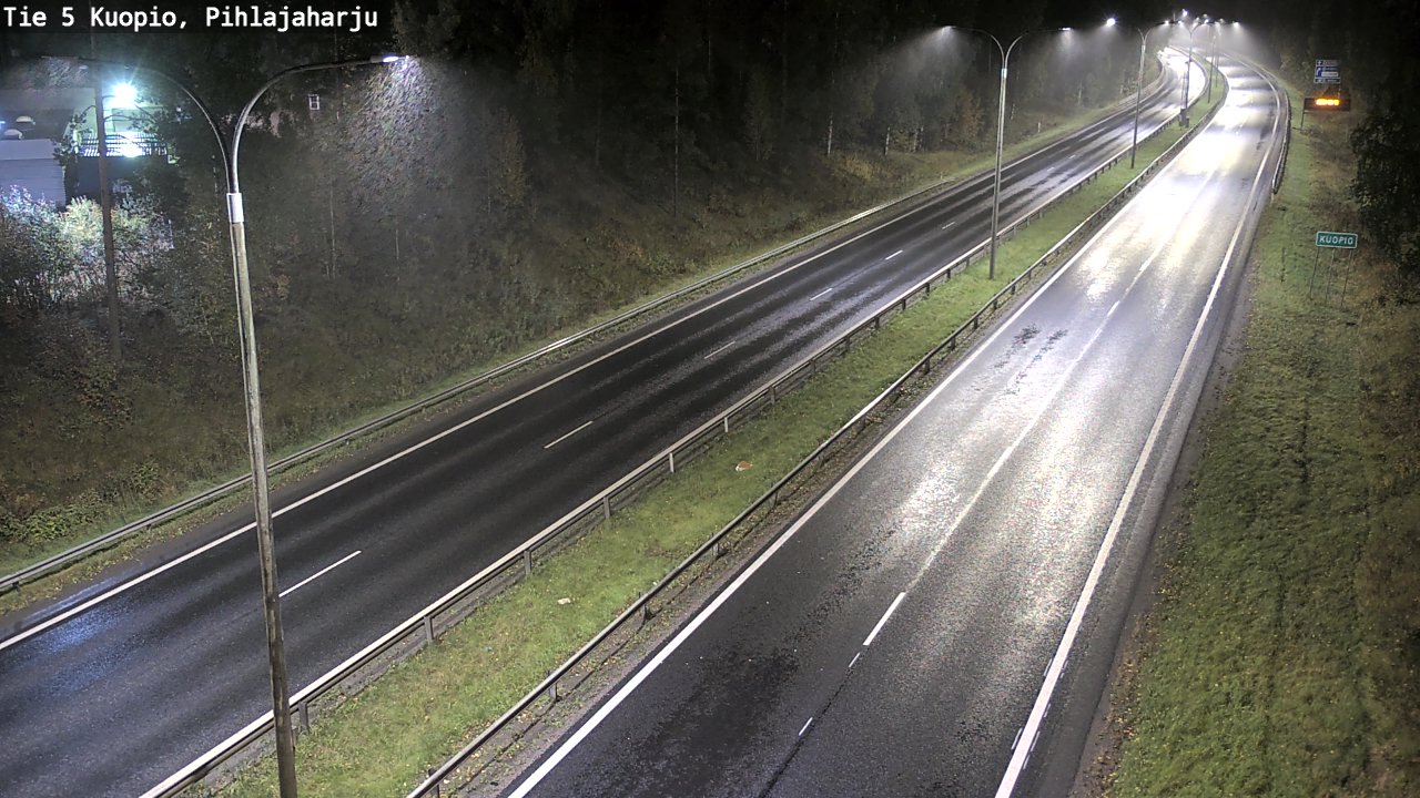 Weather Camera Image Road 5 Kuopio, Pihlajaharju, Kuopio, Pohjois-Savo