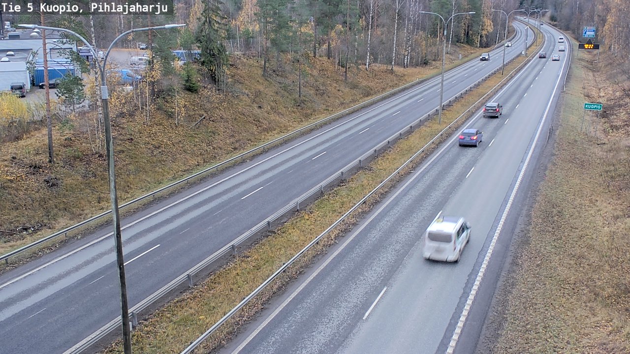 Weather Camera Image Väg 5 Kuopio, Pihlajaharju, Kuopio, Pohjois-Savo