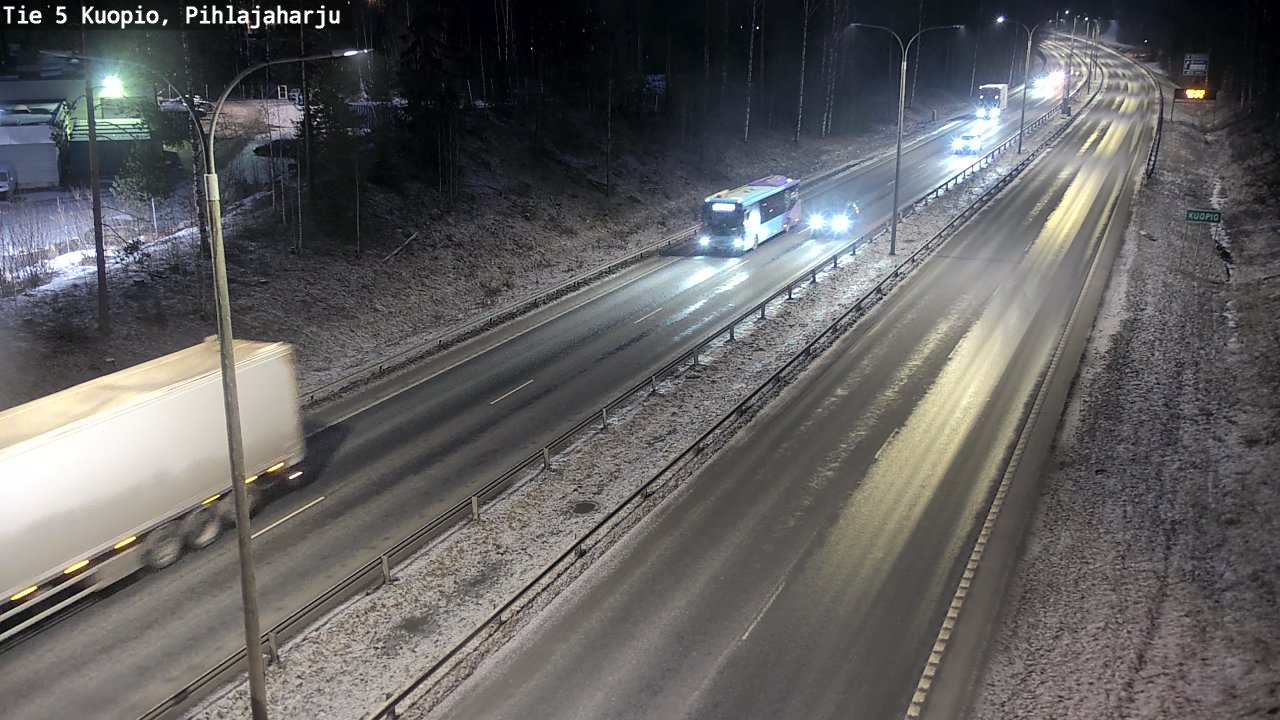 Kelikamerat Kuva Tie 5 Kuopio, Pihlajaharju, Kuopio, Pohjois-Savo