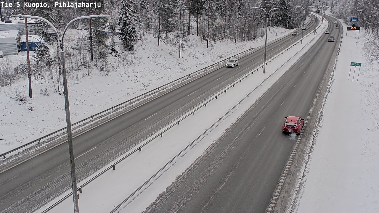 Kelikamerat Kuva Tie 5 Kuopio, Pihlajaharju, Kuopio, Pohjois-Savo