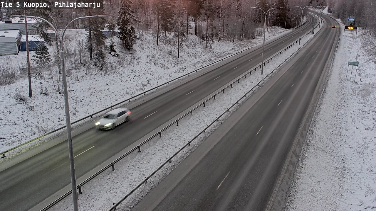 Kelikamerat Kuva Tie 5 Kuopio, Pihlajaharju, Kuopio, Pohjois-Savo